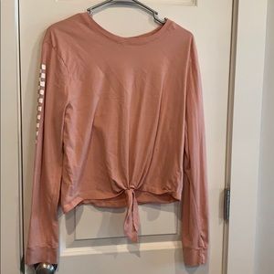 Hollister long sleeve crop